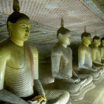 Lod Buddha Statues in Dambulla Golden Temple